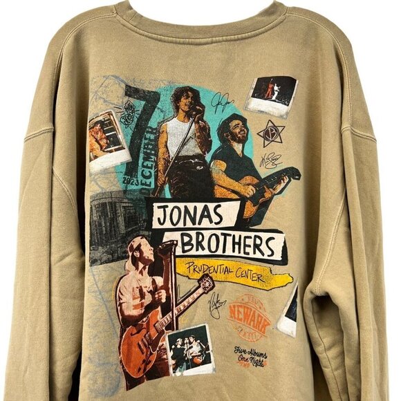 Jonas Brothers Unisex Newark New Jersey Sweatshirt Multicolor Size 2XL - Picture 5 of 8